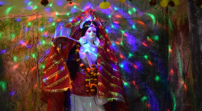 वसंतोत्सव पर मां सरस्वती की पूजा अर्चना