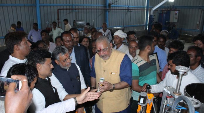 डिप्टी सीएम ने खनवां में बायोगैस, बायो फर्टिलाईजर और एमीनो एसीड प्लांट का हुआ उदघाटन