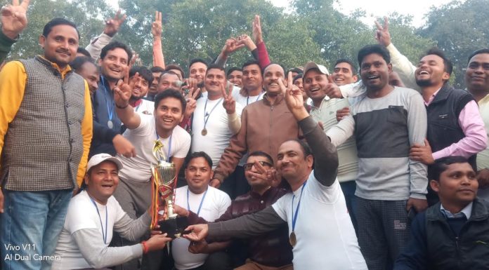 फैंसी मैच में प्रशासन एकादश ने मीडिया एकादश को 5 विकेट से हराया