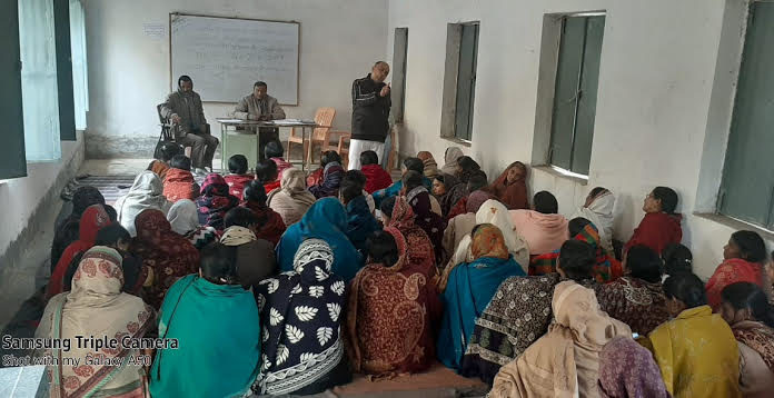 नारदीगंज में जल जीवन हरियाली को लेकर बीआरसी में बैठक