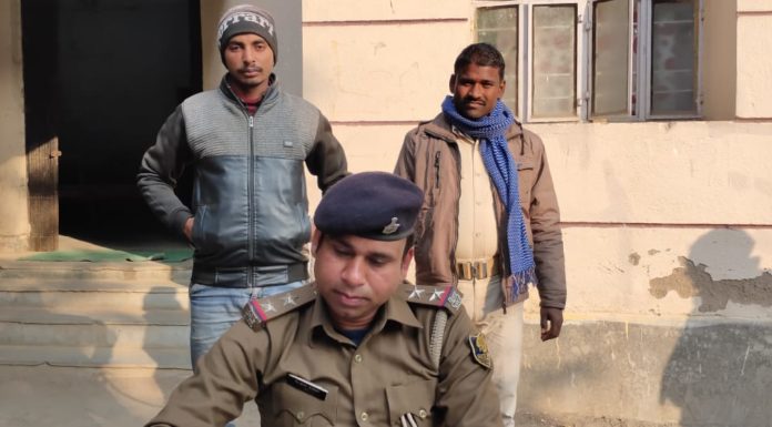 रजौली के काराखूंट घाटी में लूटी स्कॉर्पियो को पुलिस ने चंद घंटे में किया बरामद