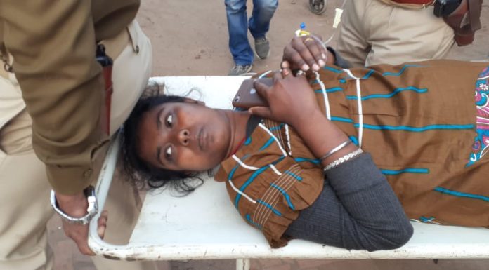 अपनी ही सर्विस रिवाल्वर से चली गोली, घायल हुई महिला सिपाही