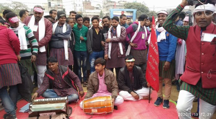 नुक्कड़ नाटक और गीत के जरिए दिया गया हरियाली का संदेश