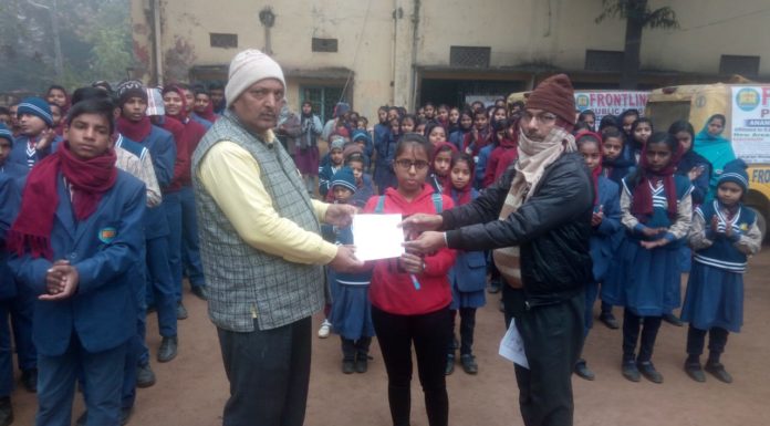 फ्रंटलाइन की प्रतिभा को मिला उत्कृष्टता प्रतिभा