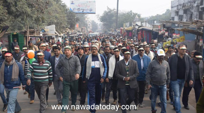 जल जीवन हरियाली के लिए प्रशासन और पब्लिक एकजुट, हजारों लोगों ने की पदयात्रा, कल बनेगी मानव श्रृंखला