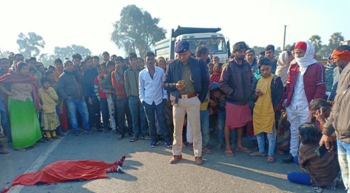 सड़क हादसे में 9 वर्षीय मासूम की मौत, आक्रोशित लोगों ने किया एनएच- 31 जाम