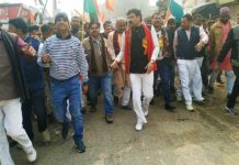 एनसीआर और सीएए के समर्थन में नवादा में निकली अभार यात्रा