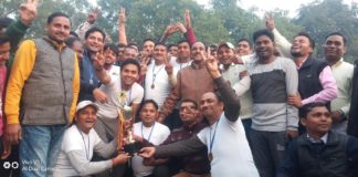 फैंसी मैच में प्रशासन एकादश ने मीडिया एकादश को 5 विकेट से हराया