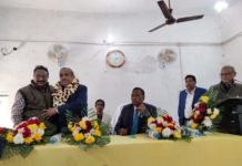 विदाई समारोह डाॅ० उमेश चंद्रा को दी गई विदाई