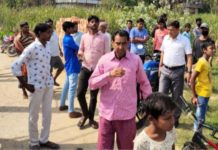 नवादा मे बुंदेलखंड थाना के पास नाले मे युवक का शव मीला