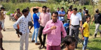 नवादा मे बुंदेलखंड थाना के पास नाले मे युवक का शव मीला